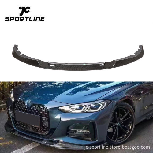 Dry Carbon Fiber Front Splitter Lips for BMW G22 G23 430i 440i M Sport 2020 2021